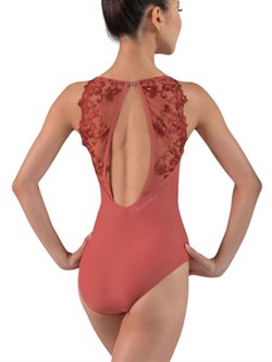 Sort balletdragt m. brede stropper Ballet Rosa